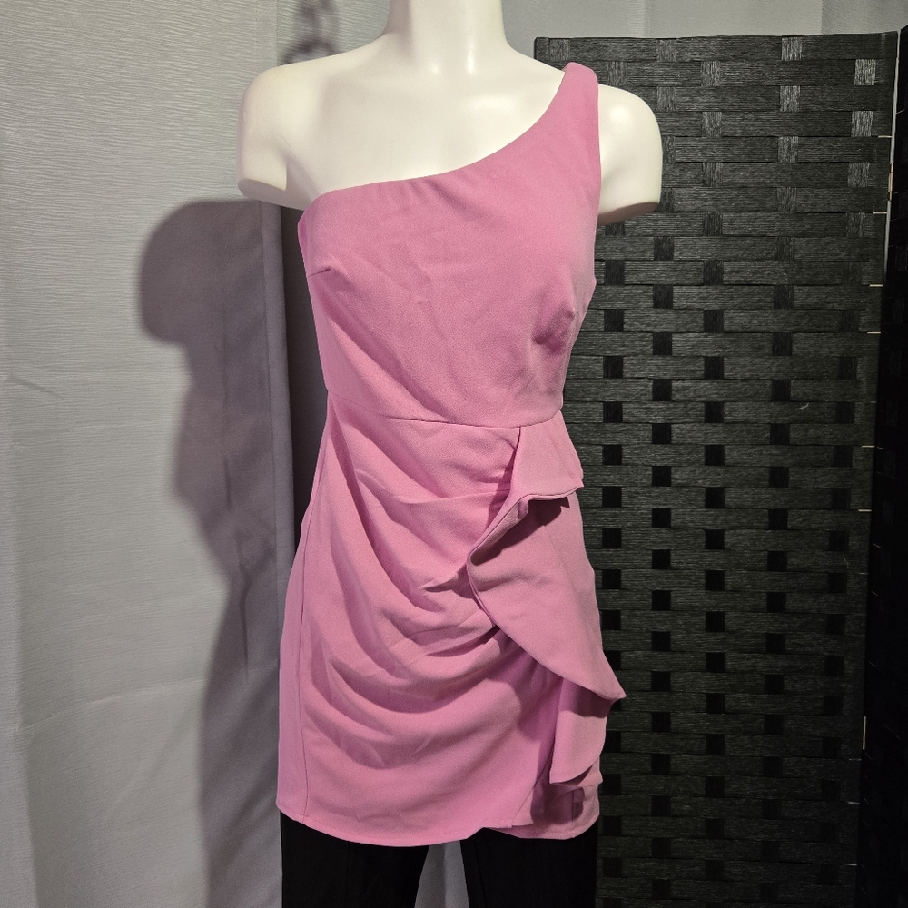 One‎ shoulder mini dress - Size XS